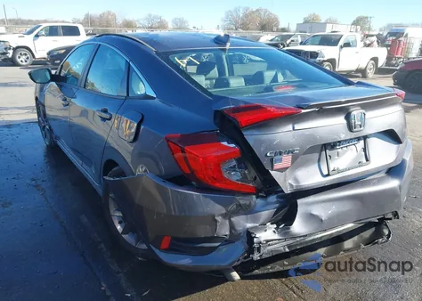 2020 Honda Civic Ex-L z USA, uszkodzony, nr VIN 19XFC1F7XLE003527